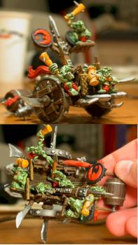 Scratch built snotling pump wagon by billr