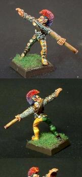 Old School Crazy Style Wood Elf Wardancer by Dunkpork