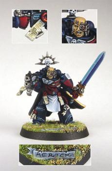 Crimson Fists Space Marine Chapter Master Aerick by Spartanacus