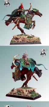 Wood Elf Highborn on Steed - 3 by Purc