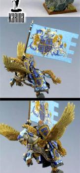 WARHAMMER Bretonnia Hero on Pegasus by Karina