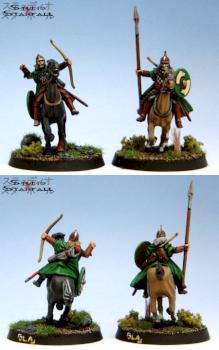 Riders of Rohan II - front and rear view by Starfall