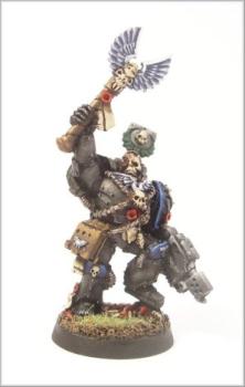 Chaplain Cassius with unreleased Combi Flamer by SkullWhite