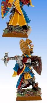 Bretonnian Grail Lord on foot by milo