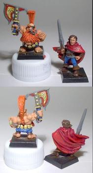 Gotrek & Felix (old version) in progress by drako1998