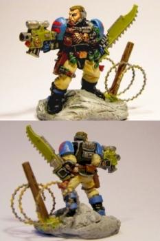 Space Marine Scout by gerlan