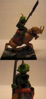 fanatique gobelin sur rhinosaure by ishka