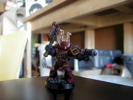 Khorne Berzerker Chaos Space Marine by Snoochiboocheze2
