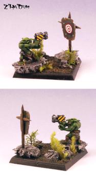 Grot on a shooting range by ZHaDum