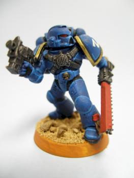 Ultramarine sergeant by Dave4tin