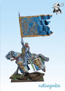 Bretonnian Standard Bearer by Black Gobbo