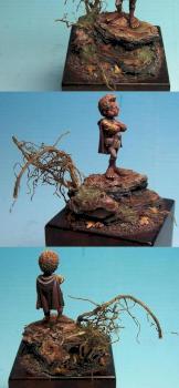Yarry by chaotic landscape