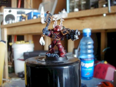 Khorne Berzerker Chaos Space Marine by Snoochiboocheze2