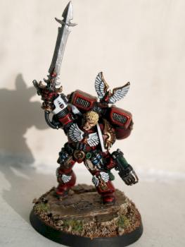 Blood Angel Sanguinary High Priest by cerebralerebus
