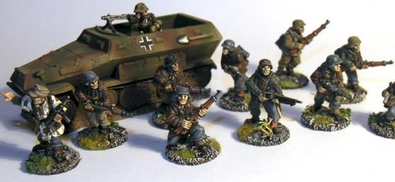 German Squad with Sdkfz 251. by H3resy