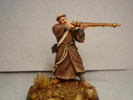 perry miniatures 40mm spanish guerilla monk by majorsmith