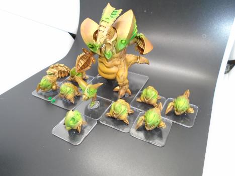 Monsterpocalypse Painted Gorghadra starter box & Chomper, Destructomite Units by w013ejb