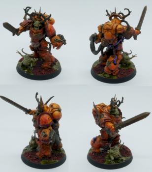 Nurgle Lord of Chaos, Captain in Gravis Armor by blackgonzo