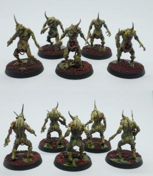 Plaguebearers of Nurgle (2/3) by blackgonzo