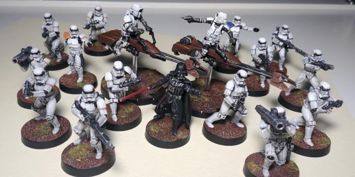 Star Wars Legion Core Set Imperials by BornPainting