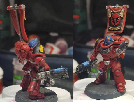 Blood Angels Hellblaster Sergeant by ChristianS