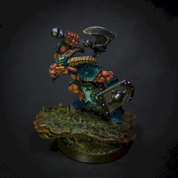 Goatman Berzerker by Nighbreeze
