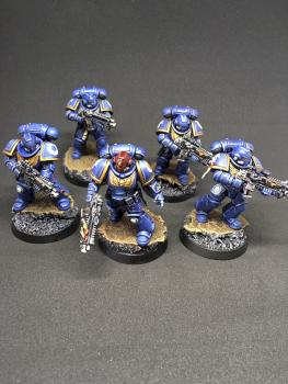 INTERCESSOR SQUAD PRIMARIS SPACE MARINES ULTRAMARINES WARHAMMER 40k by juanlurockerman