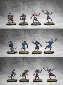 Blood Bowl Skinks by Surface Tension