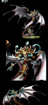 Morathi, the Shadow Queen by castlebrush