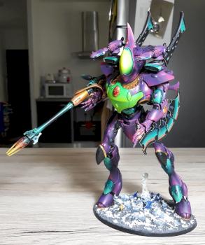 Eldar Wraithknight by ghostd