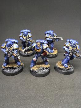 INTERCESSOR SQUAD PRIMARIS SPACE MARINES ULTRAMARINES WARHAMMER 40k by juanlurockerman