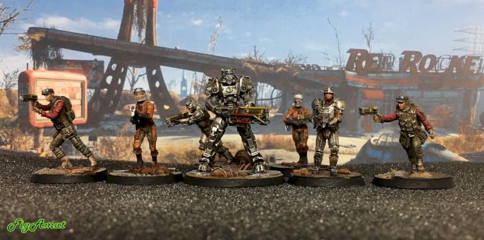 Fallout: Wasteland Warfare - Brotherhood of Steel by FigAmat