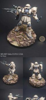MS-06F Zaku II by Mupz