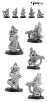 War Maidens with Heavy Weapon (set 1) by Grishnak Models