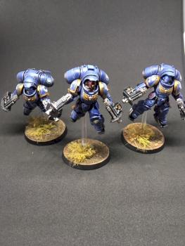 PRIMARIS INCEPTORS SPACE MARINES ULTRAMARINES WARHAMMER 40k by juanlurockerman