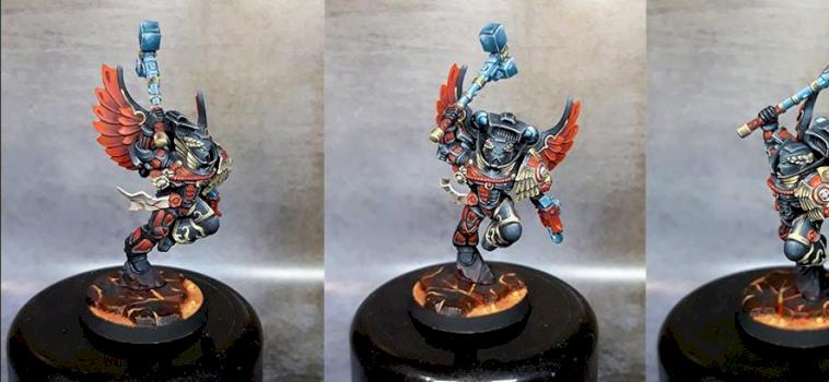 Blood Angel Captain by Aresius