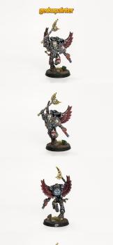 Blood Angels Chaplain with jump pack by GeckoPainter