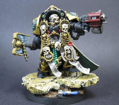 Warhammer 40k Space Marine Terminator Chaplain Limited Edition by mikecarrero
