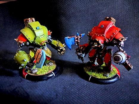 Khador Warjacks & Fenris by Esmirik