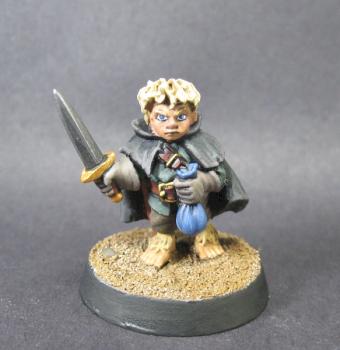 07004: Stitch Thimbletoe, Halfling Thief . by mikecarrero