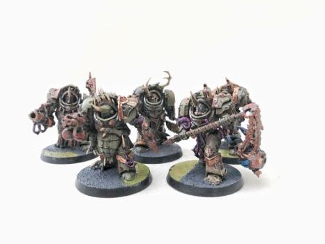 Deathguard Terminators by Adam Paints