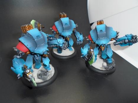 Warmachine Painted Khador 3 Juggernaut's Heavy Warjack by w013ejb