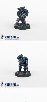 Imperial Space Marine by MadFlyArtStudio