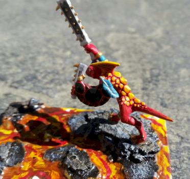 Lava Lizardman by Lazulis