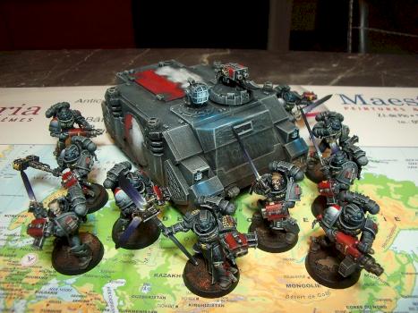 Grey Knights squad by -hwk-