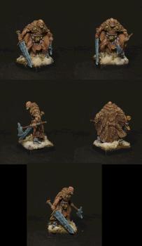 Thund Bloodwrack, Barbarian by belminiart