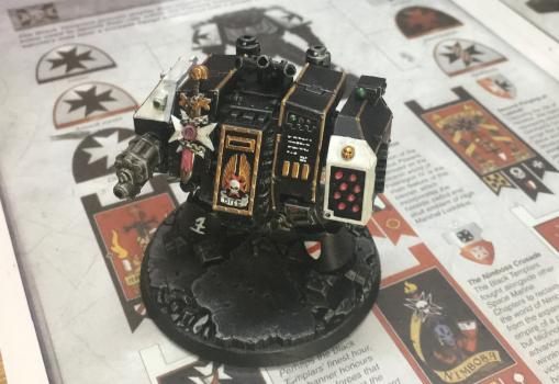 Black Templars  Dreadnought by veinto