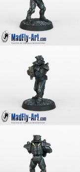Soldier in Power-armour by MadFlyArtStudio