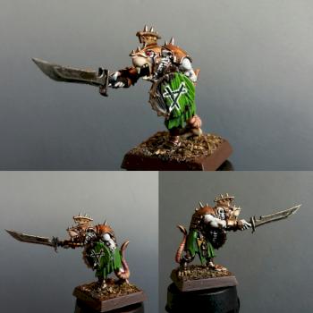 Skaven Clanrat Commander by darcybono
