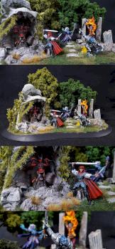 3D Printed Diorama and Painted Minis by jfjohnny5
